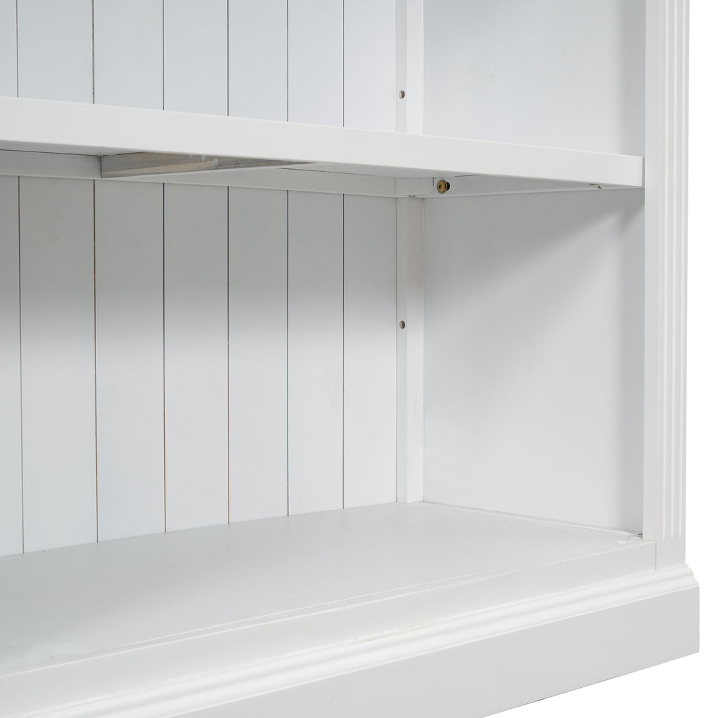 83' Tall Wood Bookcase Suite ,5-Tier Home Decor Bookshelves Suite with Adjustable Shelves,Storage Organizer for CDs/Books/Mov