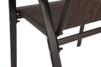 4 Piece Patio Chairs, Outdoor Camping Chairs with Breathable Textilene Fabric, Set of 2 Garden Chairs with Armrest High Backr