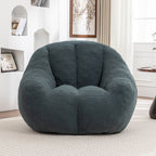 Comfy Bean Bag Chair with Memory Foam Filler – Tufted Soft Stuffed Bean Bag Sofa for Dorm, Apartment, or Living Room – Green - Grand Goldman Shop