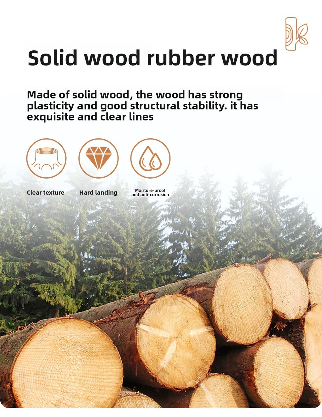 Coat Racks solid wood hanger 23.6* 11*71in Solid environmental protection easy to assemble beautiful can be placed in the bedroom/entrance/living room (Walnut) - Grand Goldman Shop