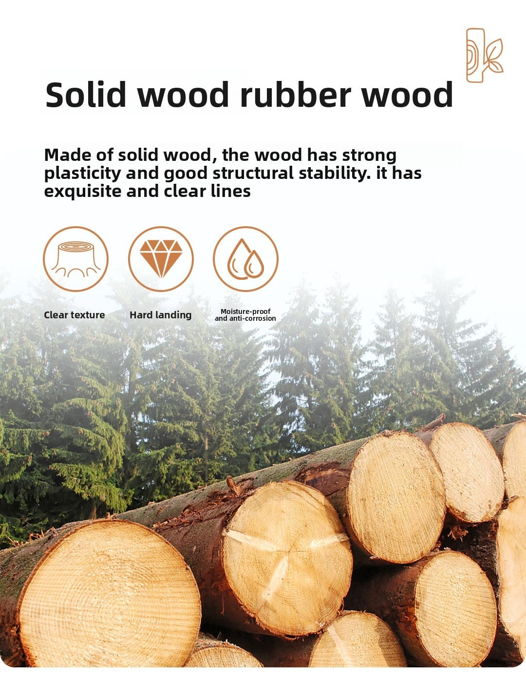 Coat Racks solid wood hanger 23.6* 11*71in Solid environmental protection easy to assemble beautiful can be placed in the bedroom/entrance/living room (Walnut) - Grand Goldman Shop