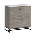 Lateral File with Full-Extension Slides, Brown finish - Grand Goldman