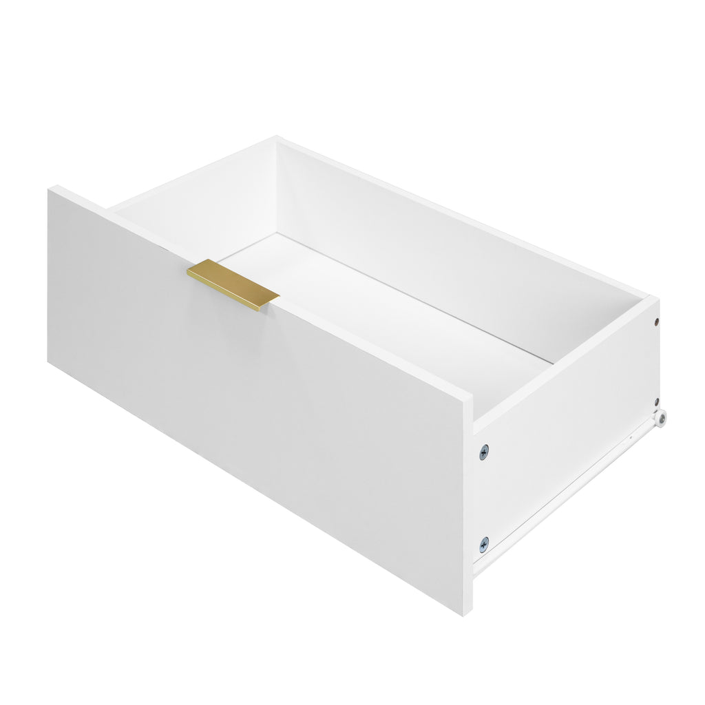 Simply Modern 6-Drawer Dresser, Chest of Drawers for Bedroom, Living Room, Hallway, and Entryway - Large Storage Cabinet White - Grand Goldman Shop