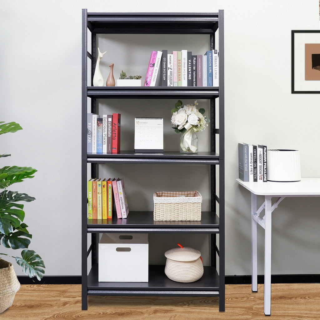 Storage Shelves 5 Tier Heavy Duty Metal Shelving Unit Adjustable Shelving Units and Storage Rack Kitchen Garage Shelf H72 * W35.4 * D15.7 - Grand Goldman Shop