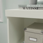Lateral File with Cubbyhole Storage, White finish | Premium Home Decor - Grand Goldman