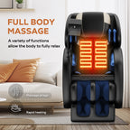 Massage Chair Recliner with Zero Gravity with Full Body Air Pressure - Grand Goldman Shop