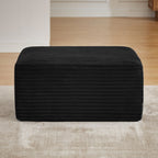 L-Shaped Cloud Sectional Sofa with Ottoman - Grand Goldman Shop