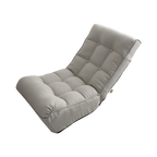 Adjustable Gray Metal Reclining Chair for Living Room and Balcony - Grand Goldman Shop