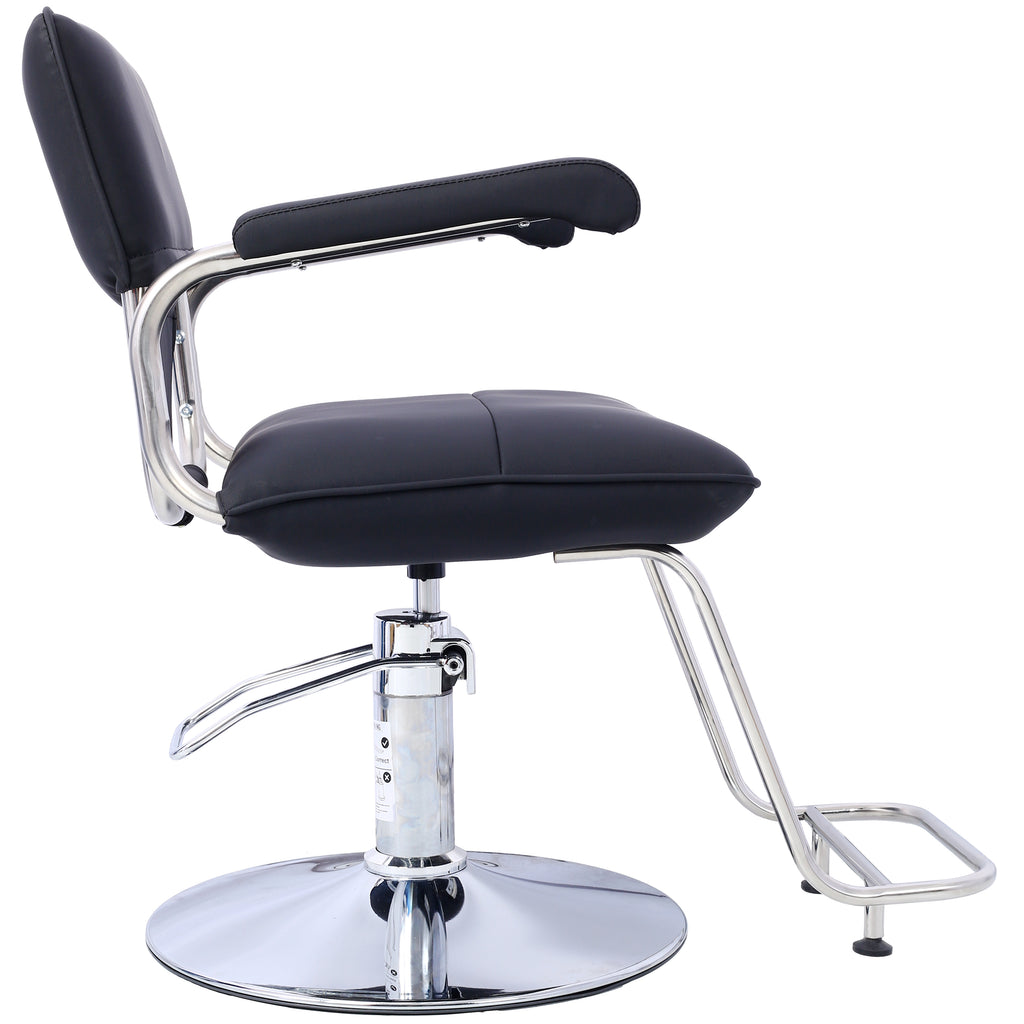 Stainless steel frame,Fashion style Hair Salon Chair Styling Heavy Duty Hydraulic Pump Barber Chair Beauty Shampoo Barbering 