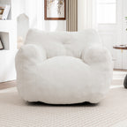 Bean Bag Chair, Bean Bag Sofa Chair with Armrests Stuffed High-Density Foam, Lazy Sofa Comfy Chairs BeanBag Chair for Adults in Living Room,Bedroom Reading - Grand Goldman Shop
