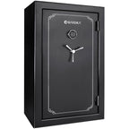 SecureGuard Tall Fireproof Safe Vault with Advanced Locking, Black Steel, 19.97 Cubic Ft | Premium Home Decor - Grand Goldman