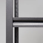 Industrial Black Metal 5 Tier Storage Shelves, Adjustable Heavy Duty Garage Shelving Unit, 72 Inch High - Grand Goldman Shop