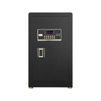 Security Electronic Steel Home Safe with Digital Lock, Removable Shelf, Mute Function, Black Metal Interior for Documents, Ca