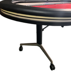 INO Design 94' Fodable Poker Table with Dealer Spot for 10 players, Red - Grand Goldman