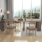 Modern Multifunctional Extendable Dining Table with Outlet, Space Saving Expanding Table with Storage for Party, Weddings, Meetings, Celebrations - Grand Goldman Shop