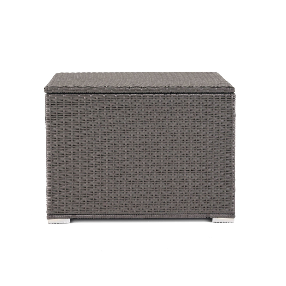 Santa Rosa Outdoor Storage Box Grey Rattan 33.5 Inches - Grand Goldman Shop