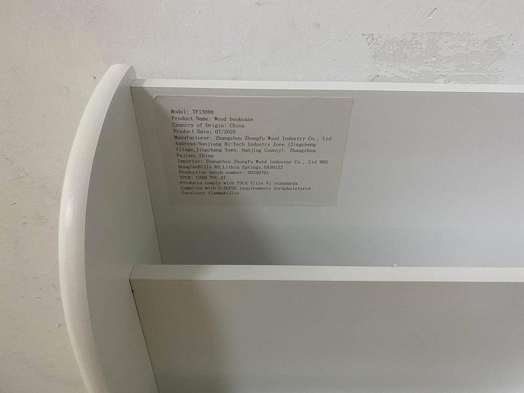 Kids Bookshelf with 6 Fabric Storage Bins, Multi-Functional Children's Bookcase and Toy Organizer, Front-Facing Display Shelf