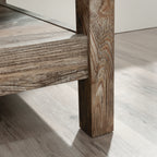 Lateral File with Rustic Style, Brown finish - Grand Goldman