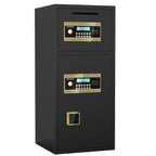 Large Double-door Coin-operated Safe,Digital Security Safe with Fireproof and Waterproof Bag,7.0 Cubic Feet Safe Box with Hid