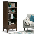 Harper Bookcase with Storage - Grand Goldman