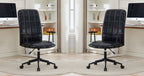 Antique black PU leather color office chair 2SETS, with armrest, high backrest,360 degree swivel , up and down adjustable gas