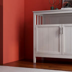 Kitchen storage sideboard and buffet server cabinet-White - Grand Goldman Shop