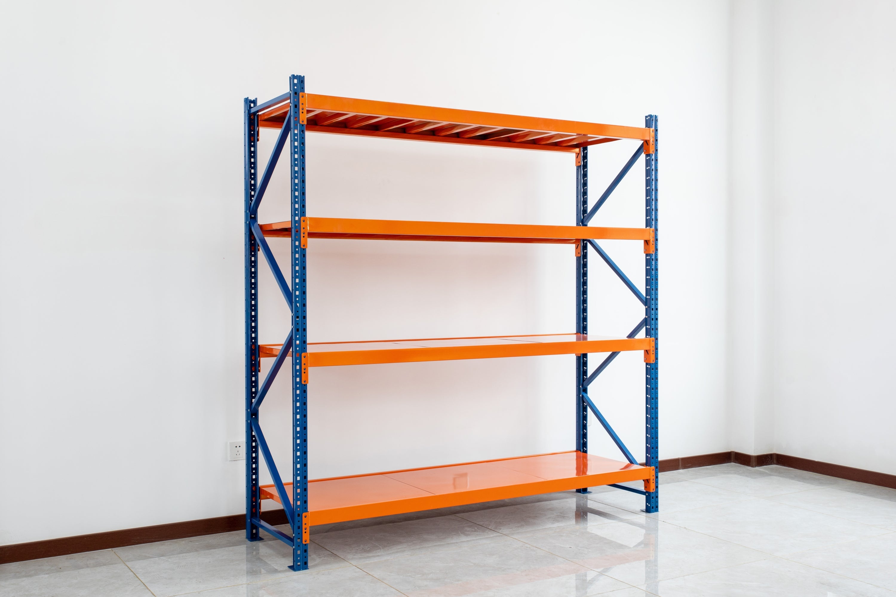 Garage shelves Heavy Duty - 4400 lbs garage storage 4 levels, adjustable metal shelving units and storage, industrial shelves utility shelves for commercial store tools gym - Grand Goldman Shop