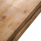 Modern Rustic Wood Coffee Table – Rectangular Living Room Center Table with Floating Top Design 47.6' L * 23.6' W * 16.3' H - Grand Goldman Shop