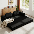 78 Inch Convertible Sleeper Sofa Bed, Futon Boneless Couch Lounge Loveseat with Pull Out Bed, No Assembly Required - Grand Goldman Shop
