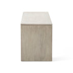 Acacia Wood Dining Bench, Light Gray Oak Finish, Farmhouse Style, 48x15x18 Inches - Grand Goldman Shop