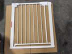 Stylish 29.5-45.3' Wide Baby Gate with wall protector for Stairs, Dog Gate Indoor for Doorways, No Drilling Pressure Mounted 