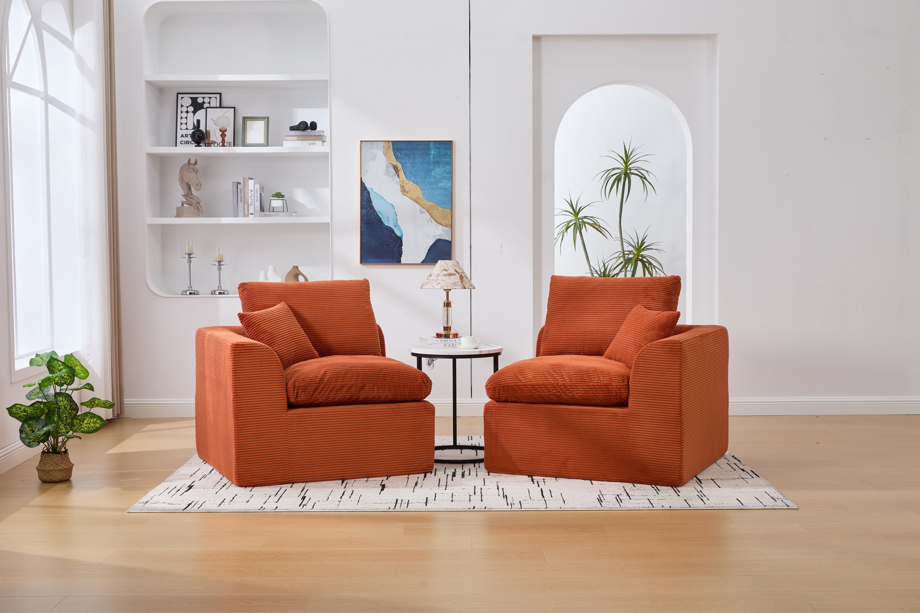 UNITED WE WIN Modular Sectional Sofa Cloud Couch,Comfy Cloud Modern Sofa,2 Seater with Cushion Covers Removable Furniture for Living Room Bedroom Apartments Dorms,No Assembly Required - Grand Goldman Shop