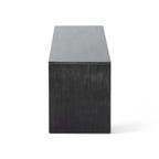Acacia Wood Dining Bench, Black - Grand Goldman Shop