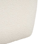 Upholstered Square Ottoman,White,Boucle - Grand Goldman Shop