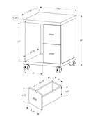 Office, File Cabinet, Printer Cart, Rolling File Cabinet, Mobile, Storage, Work, Brown Laminate, Contemporary, Modern | Premi