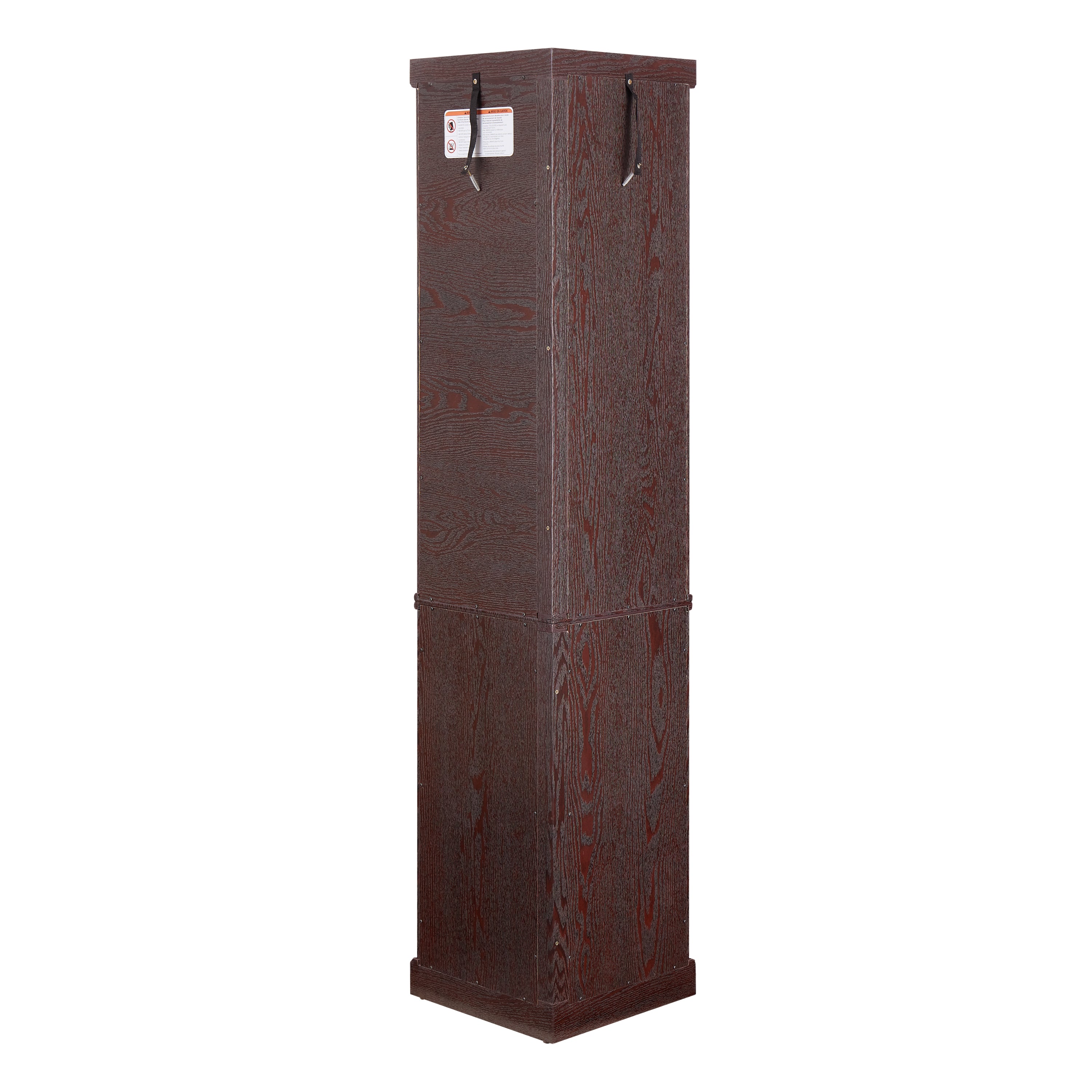 Corner Glass Cabinet Lighted Curio Cabinet Corner Display Case for Living Room, Curio Cabinet, Antique collection, Wine,Bar Glass Storage Light Included,Dark Cherry - Grand Goldman Shop