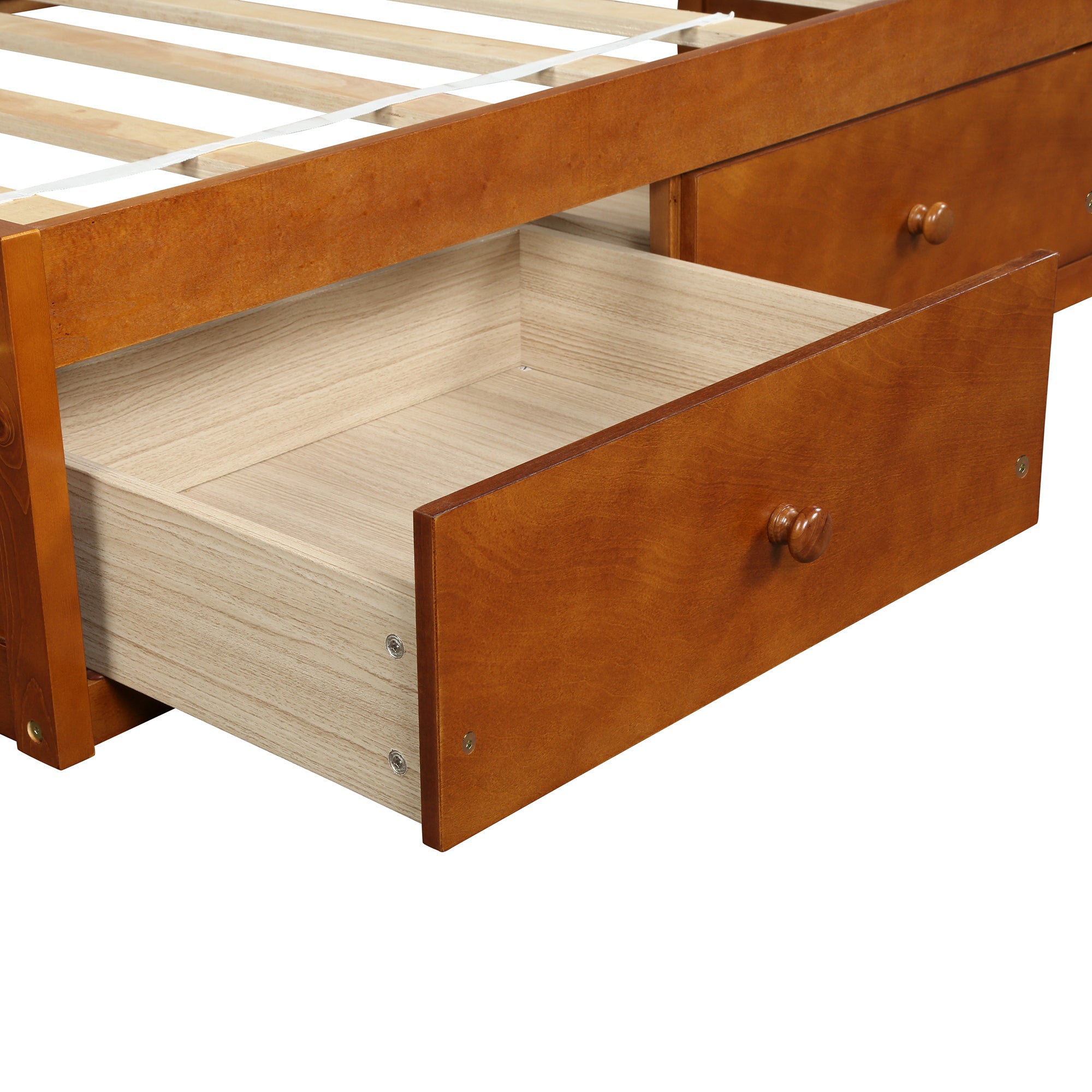Orisfur. Twin Size Platform Storage Bed with 3 Drawers - Grand Goldman Shop