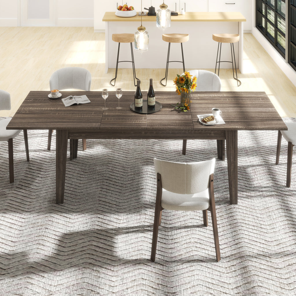 Dining Table , 106.3 in  Large Extendable Kitchen Table - Grand Goldman Shop