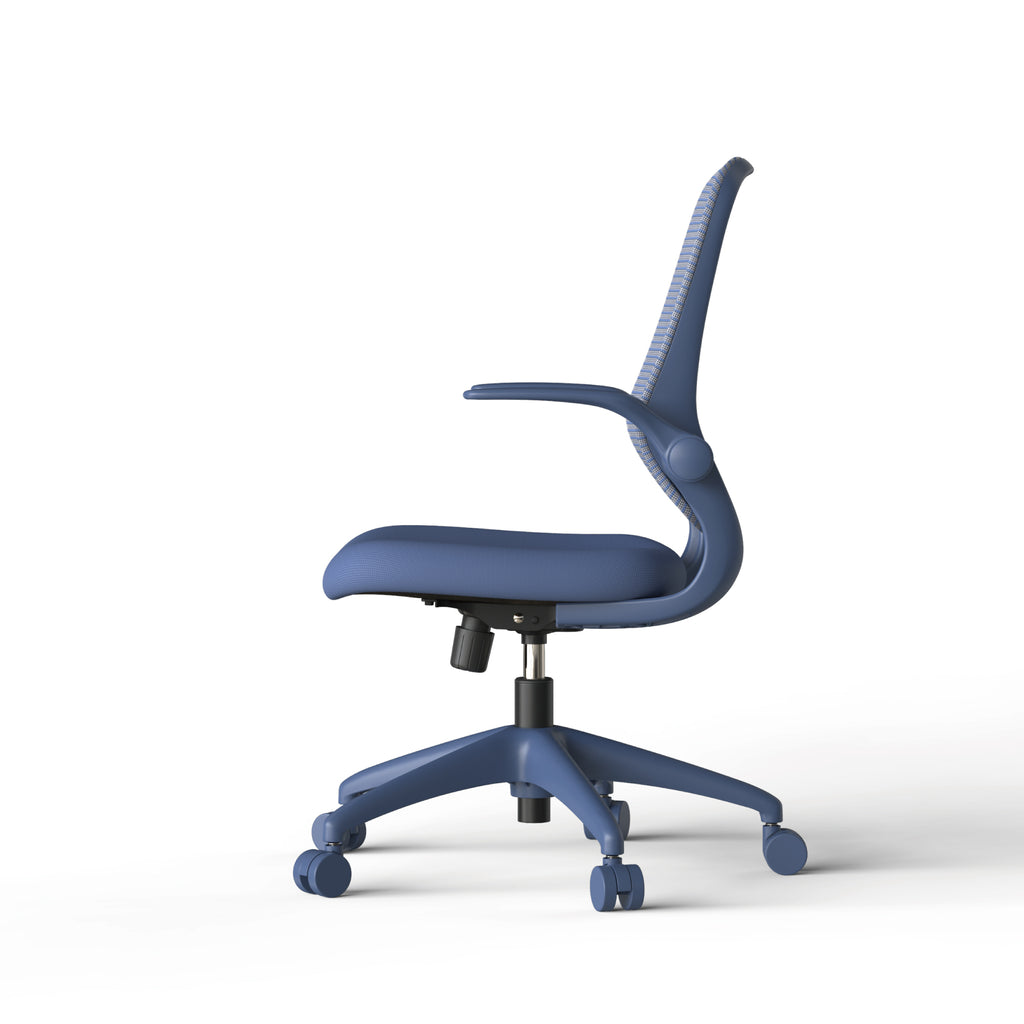 Ergonomic Color Office Chair 350LBS, Home Office, Mesh Back, Integrated Molded Foam, Comfortable Sitting, Flipping Armrest, F