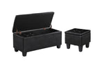 [VIDEO] Large Storage Ottoman Bench Set, 3 in 1 Combination Ottoman, Tufted Ottoman Linen Bench for Living Room, Entryway, Hallway, Bedroom Support 250lbs - Grand Goldman Shop