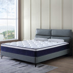 Cool 10 Inch Plush Gel Memory Foam Pocket Spring Hybrid Mattress In A Box With Certipur-US Certified Memory Foam - Grand Goldman Shop