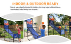 Kids Single Shot Basketball Arcade Game, Indoor Basketball Hoop with 2 Balls & Pump, Foldable Stand for Toddlers & Children -
