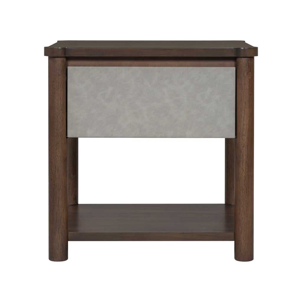 Modern Queen Bed Frame Set with 2 Nightstands, Light Gray Wood Platform Bed with Headboard and Matching Bedside Tables for Bedroom - Grand Goldman Shop