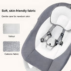 Baby Swing Infant Swing Electric Toddler Baby Rocker Portable for Newborn Boy Girl, 5 Natural Motion Speeds with Remote Contr