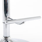 A&A Furniture,Swivel Velvet Barstools Adjusatble Seat Height from 25-33 Inch, Modern Upholstered Chrome base Bar Stools with Backs Comfortable Tufted for Home Pub and Kitchen Island（Blue,Set of 2） - Grand Goldman Shop