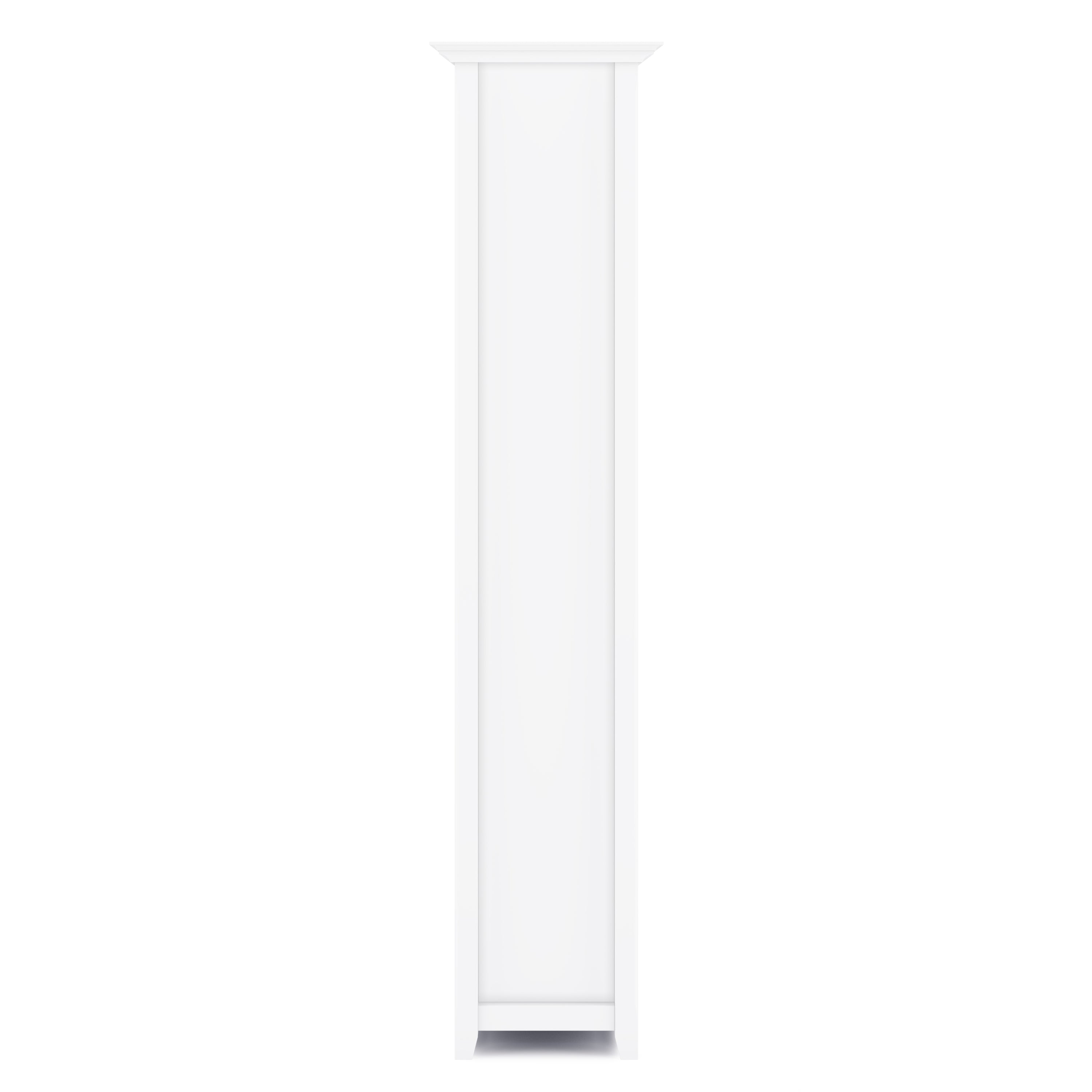 Amherst 30 inch Solid Wood 5 Shelf Bookcase in White | Premium Home Decor - Grand Goldman