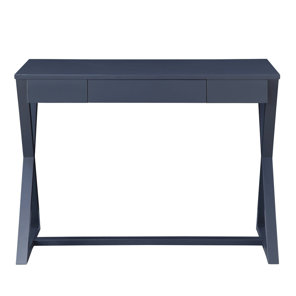 Nalo Charcoal Finish Console Table - Grand Goldman