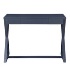 Nalo Charcoal Finish Console Table - Grand Goldman