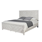 DENVER Modern Queen 4-Piece Bedroom Set with Bed, Dresser, Mirror and Nightstand, Natural Finish, Contemporary Storage Furniture Set - Grand Goldman Shop
