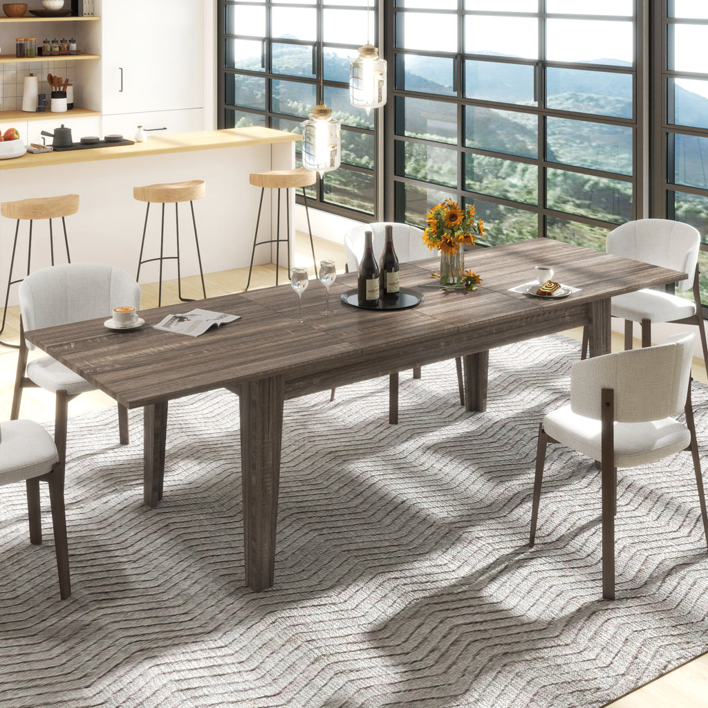 Dining Table , 106.3 in  Large Extendable Kitchen Table - Grand Goldman Shop